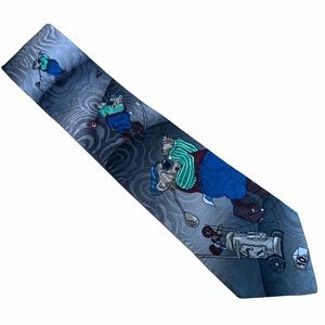 Specialties Hallmark Golf Day Tie Gray Bears